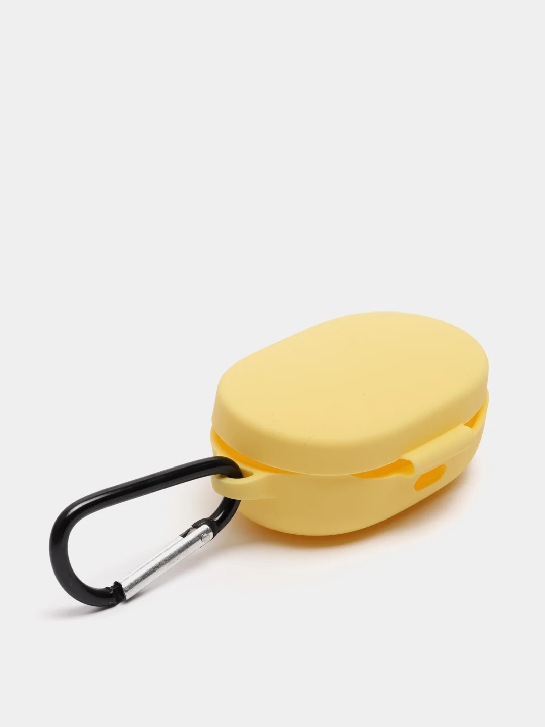 Желтый чехол с карабином для Xiaomi Redmi Airdots / Airdots S / Airdots 2 аирдотс наушников