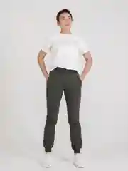 Зелёный хаки спортивные штаны женские