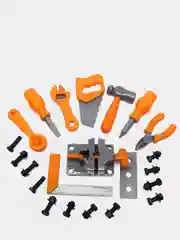 Набор игровых строительных инструментов в сумочке, 36 предметов Green Plast