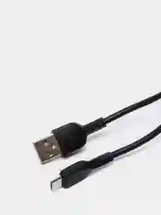 Черный кабель micro-USB (Android) Hoco X20 (1 м, 2.4 A)