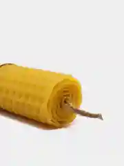 Желтый свеча из вощины с шалфеем, 1 штука