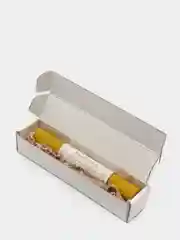 Желтый свеча из вощины с крапивой 1 шт.