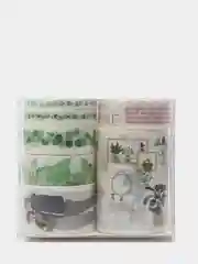Лесной зеленый клейкая декоративная лента в наборе, 7 штук,0.5 см/0,8 см/1.5 см /2,5 см /5,3 см х 2 м