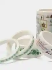 Лесной зеленый клейкая декоративная лента в наборе, 7 штук,0.5 см/0,8 см/1.5 см /2,5 см /5,3 см х 2 м
