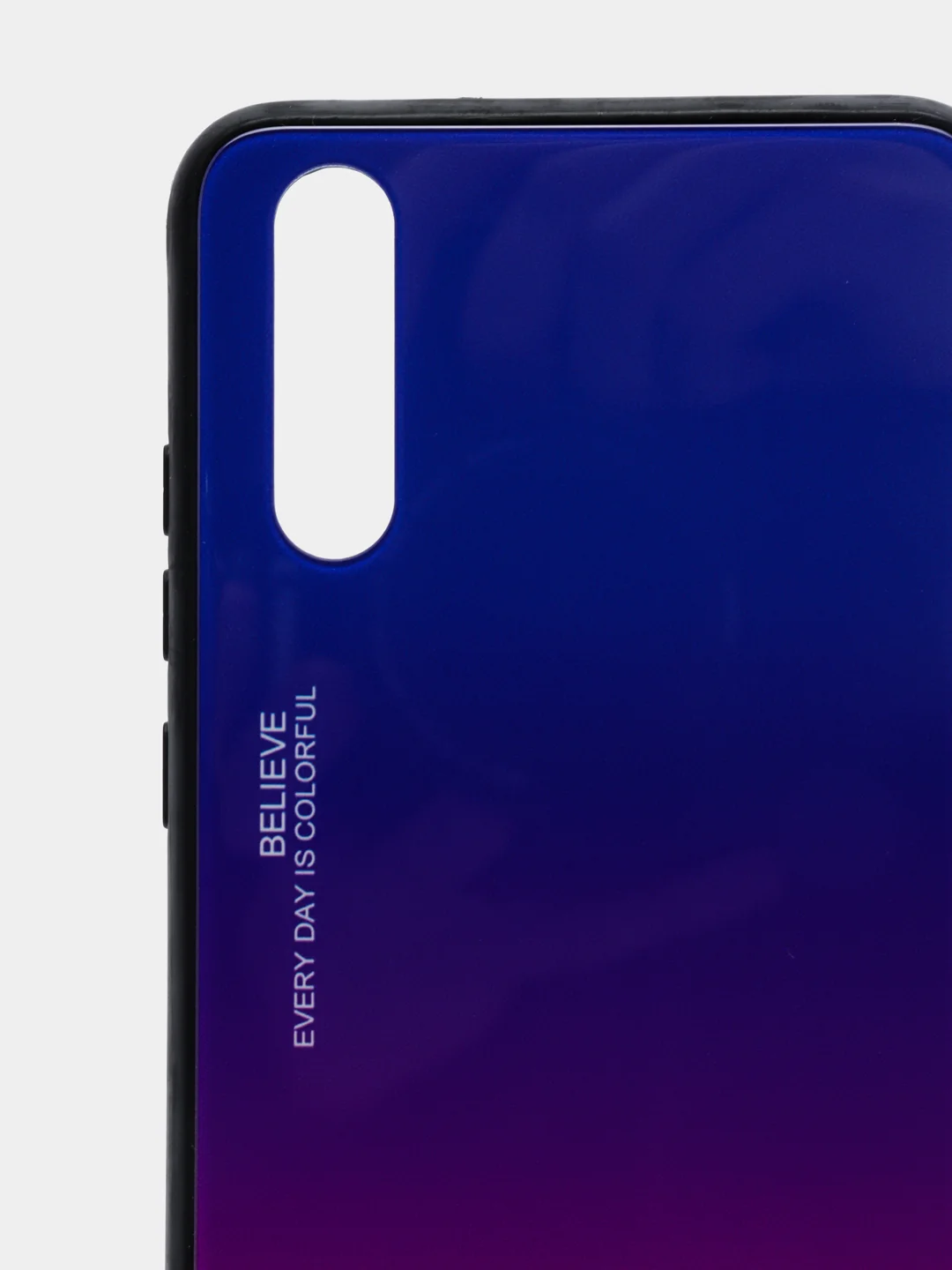 Темно-синий градиентный чехол из закалённого стекла для Honor Huawei 8A,8X,9X,10I,10LITE,P20,P30,8S,Y5