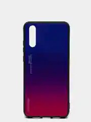 Темно-синий градиентный чехол из закалённого стекла для Honor Huawei 8A,8X,9X,10I,10LITE,P20,P30,8S,Y5