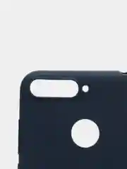 Темно-синий чехол Huawei Y6 2018, Honor 7C, 7A Pro, Y6 Prime 5,7", Хуавей Хонор 7С, 7А Про силиконовый