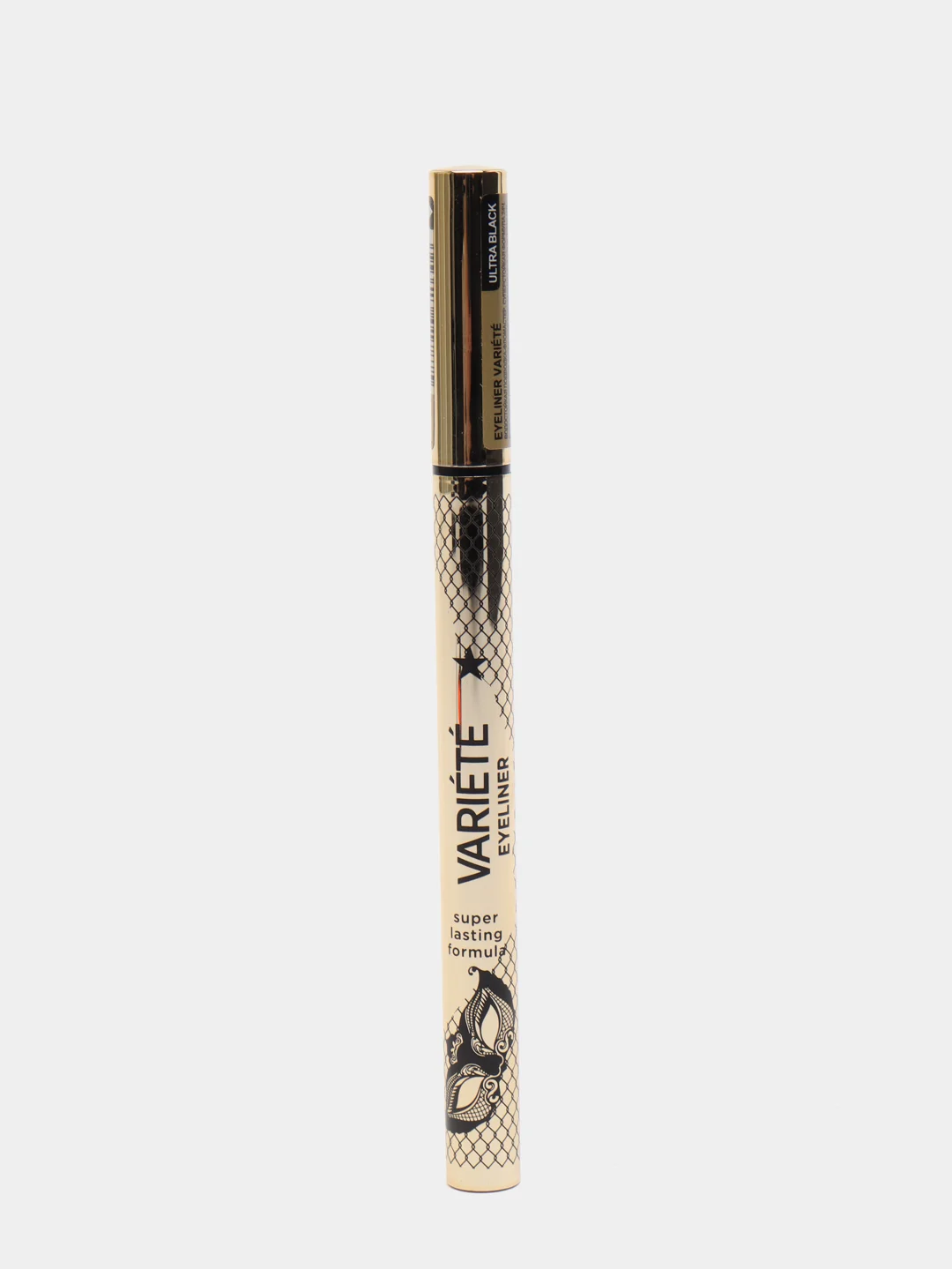 Eveline Cosmetics Подводка для глаз водостойкая ультра черная EYELINER VARIETE