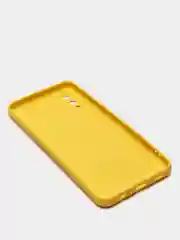 Желтый чехол Samsung Galaxy A02, силиконовый, рифленый