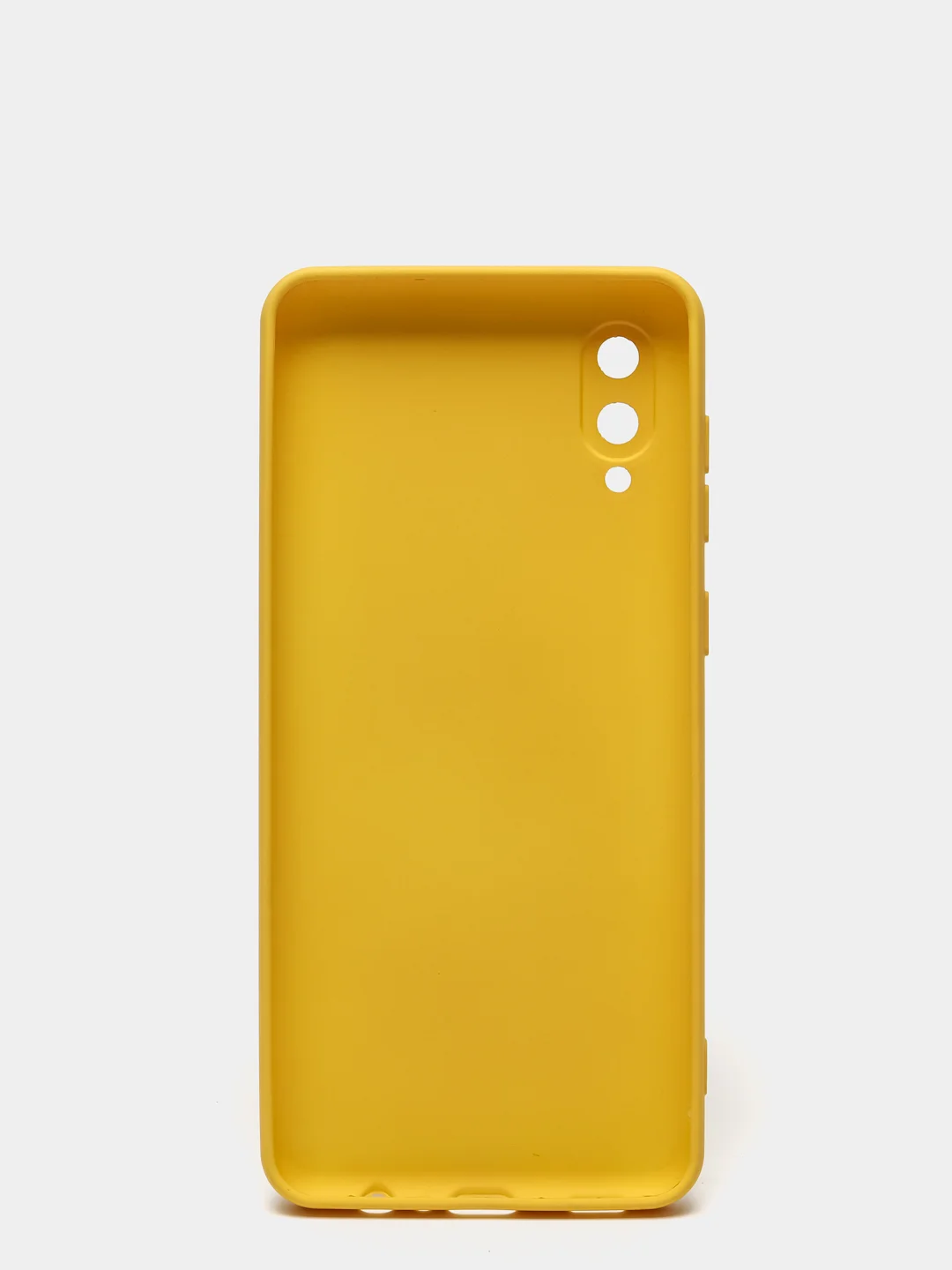 Желтый чехол Samsung Galaxy A02, силиконовый, рифленый