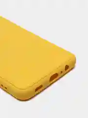 Желтый чехол Samsung Galaxy A02, силиконовый, рифленый
