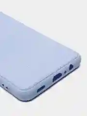 Лавандовый чехол Samsung Galaxy A02, силиконовый, рифленый