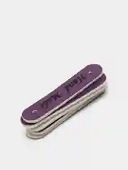 Фиолетовый бирка "Hand made", экокожа, 5 штук