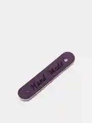 Фиолетовый бирка "Hand made", экокожа, 5 штук