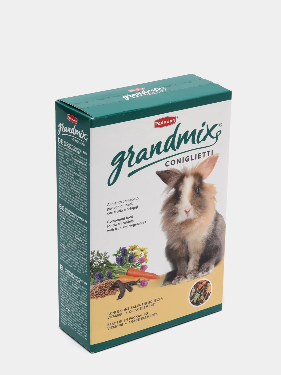 Корм для декоративных кроликов и молодняка Padovan Grandmix Coniglietti 850гр Падован