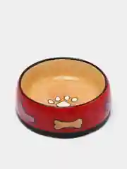 Миска керамическая "Косточка", для кошек и собак, 0,22 л