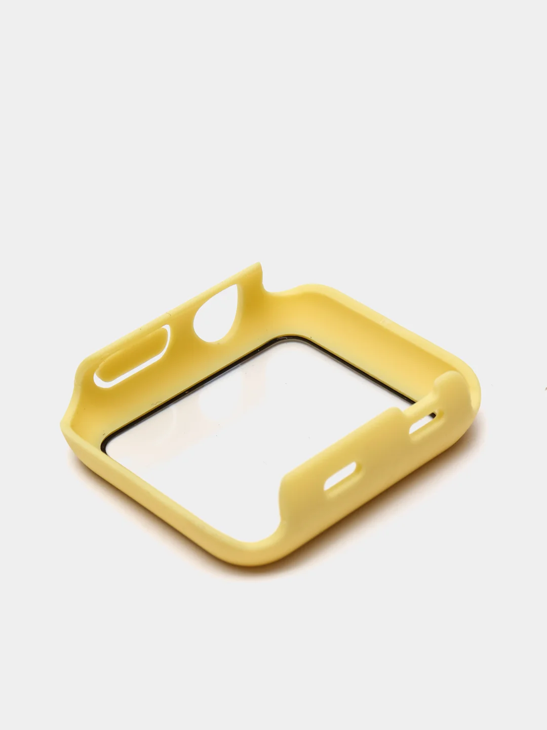 Прозрачный бампер с защитным стеклом и ремешком для Apple Watch 38/40/41/42/44/45/49