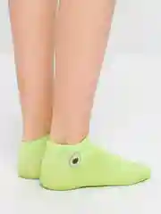Желтый носки женские укороченные