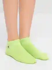 Желтый носки женские укороченные