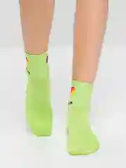 Зеленый носки высокие унисекс Likee
