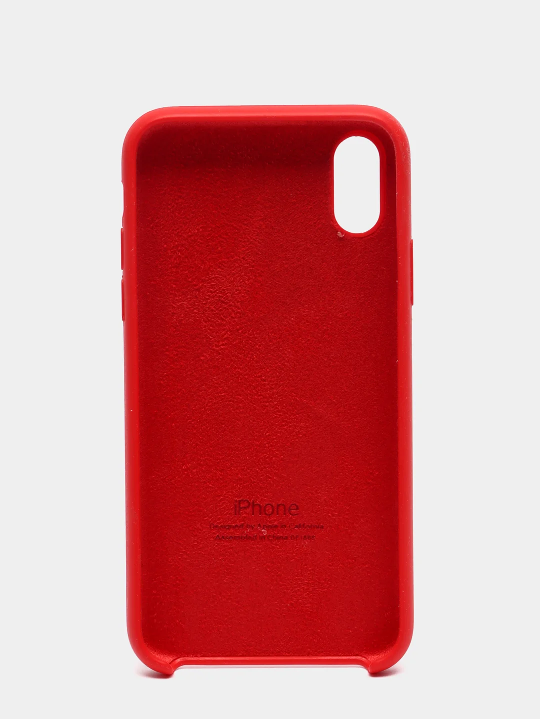 Красный силиконовый чехол для Айфон 6/6s, 7/8, 7+/8+, X/Xs, Xr, 11, 11Pro, 11ProMax