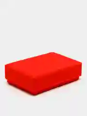 Алый подарочная коробка для украшений, бархатная, красная, 8*5,5 см
