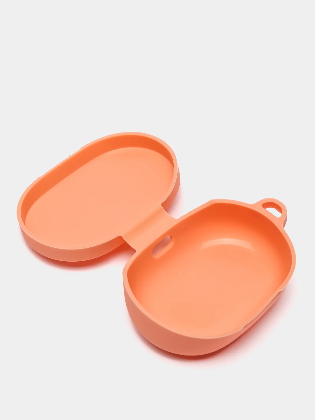 Оранжевый чехол с карабином для Xiaomi Redmi Airdots / Airdots S / Airdots 2 аирдотс наушников
