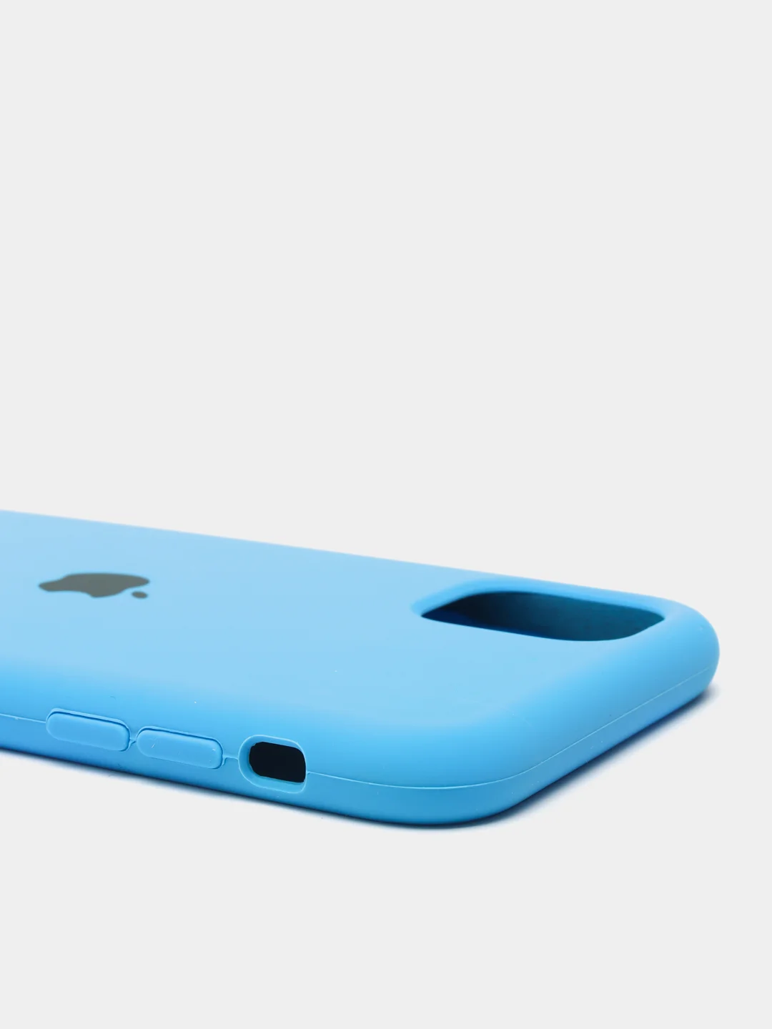 Синий чехол Silicone Case Iphone 11,12,13,Pro,Max,12 mini,XR,X,XS,XsMax,7+,8+,7,8,SE,6,6S