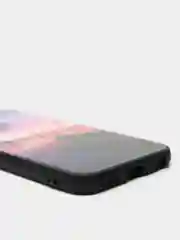 Багровый чехол с блестками со стеклянной панелью Iphone 11,12,13,Pro,Max,XR,X,XS,7+,8+,7,8,SE,6,6S