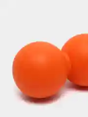 Оранжевый мяч массажный для МФР, йоги и фитнеса