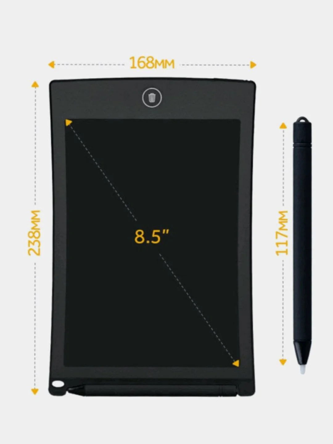 Графический планшет LCD Writing Tablet Planshet, 5 цветов, basic 8,5