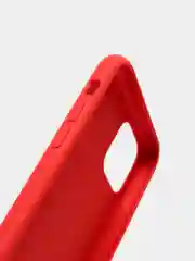 Красный силиконовый чехол для Айфон 6/6s, 7/8, 7+/8+, X/Xs, Xr, 11, 11Pro, 11ProMax