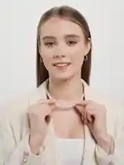 Белый колье "Жемчужина"