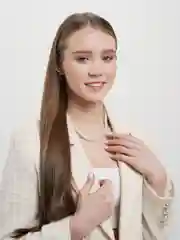 Белый колье "Жемчужина"