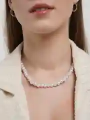 Белый колье "Жемчужина"