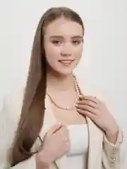 Пудровый колье "Жемчужина"