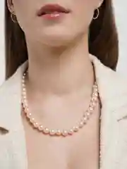 Пудровый колье "Жемчужина"