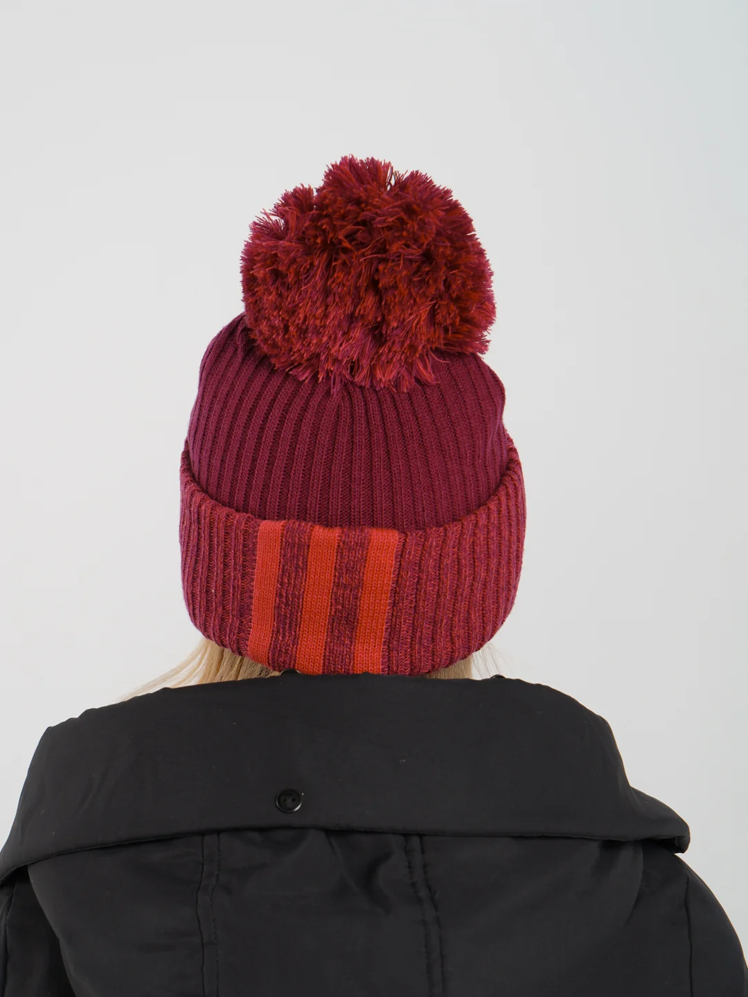 Шапка для девочек Adidas FAT BRIM BEANIE   POWBER/POWPNK