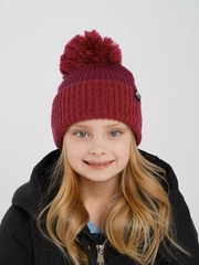 Шапка для девочек Adidas FAT BRIM BEANIE   POWBER/POWPNK