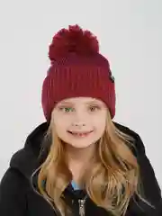 Шапка для девочек Adidas FAT BRIM BEANIE   POWBER/POWPNK