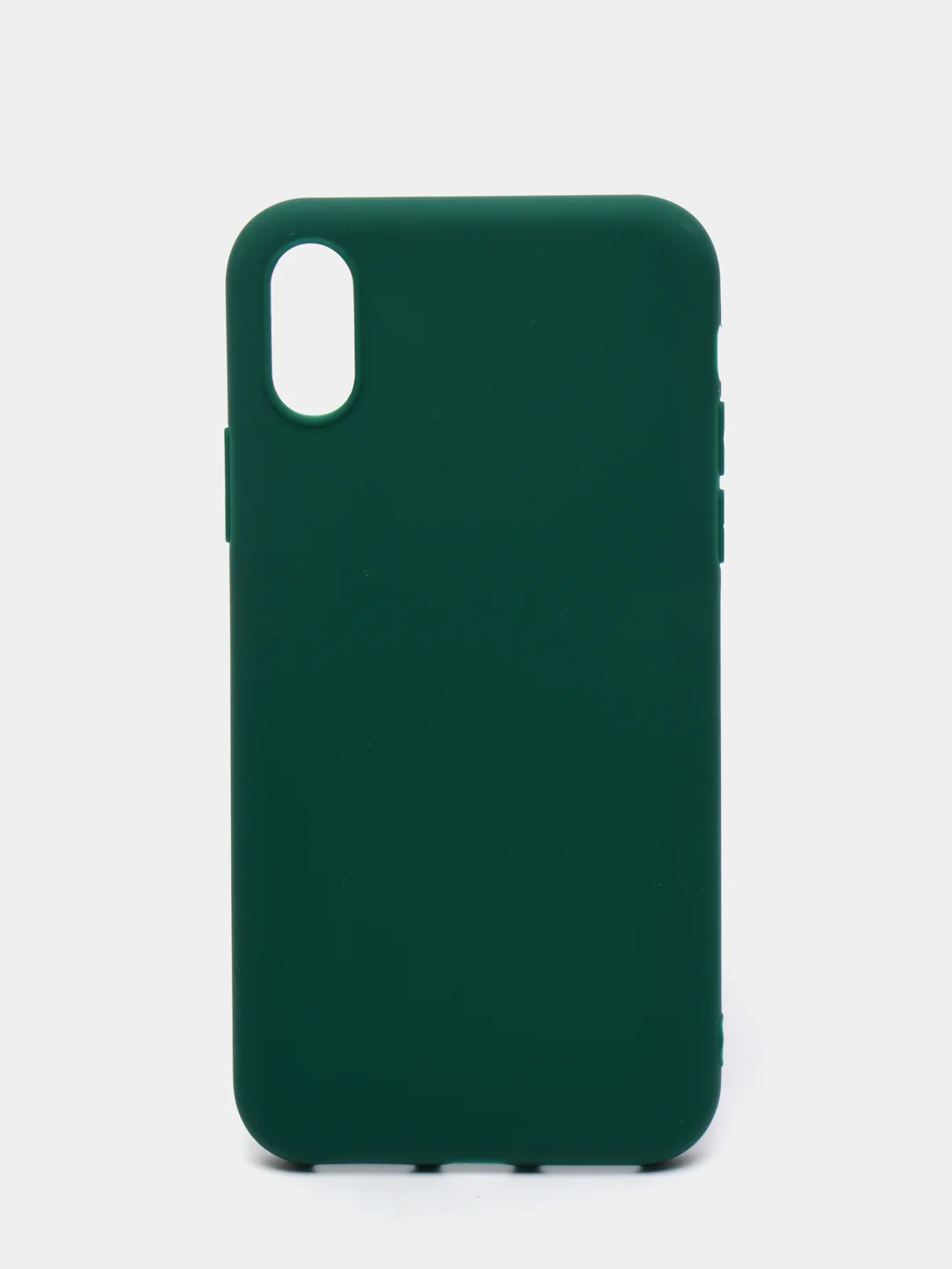 Зеленый чехол для Apple iPhone X / XS силиконовый, 14 цветов