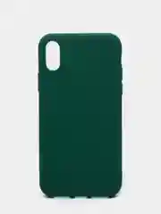 Зеленый чехол для Apple iPhone X / XS силиконовый, 14 цветов