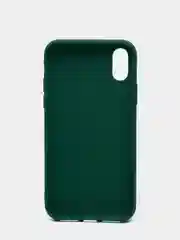 Зеленый чехол для Apple iPhone X / XS силиконовый, 14 цветов