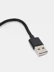 Черный магнитный кабель microUSB, type-C, Lightning