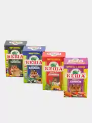 Корм для хомяков "Кеша" Ассорти 4*125 г, 4 вида корма для хомяков