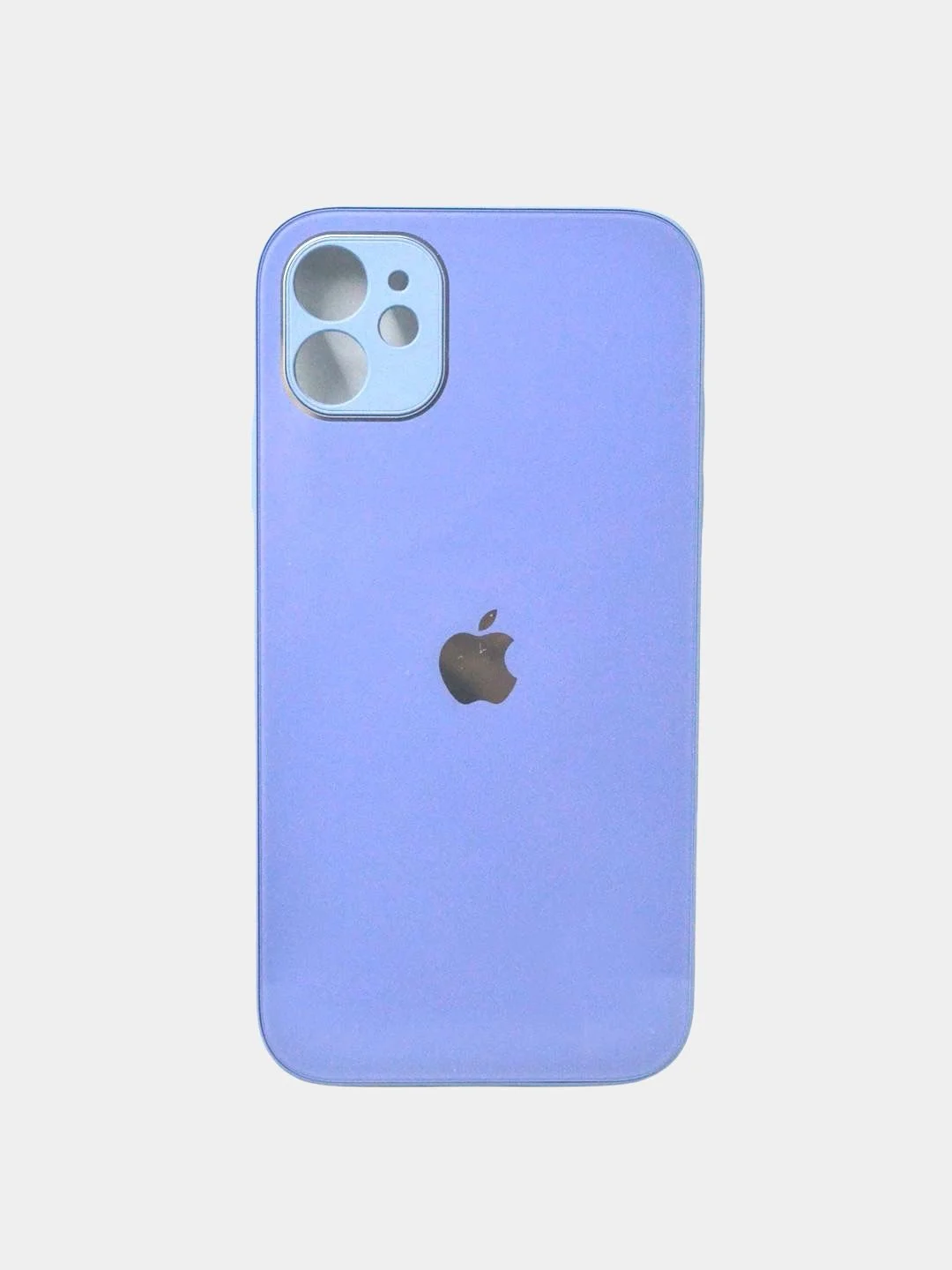 Ледяной чехол силиконовый со стеклянной панелью на Iphone 11