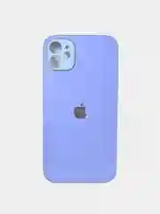 Ледяной чехол силиконовый со стеклянной панелью на Iphone 11