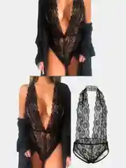 Красный кружевное боди