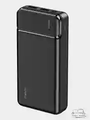 Черный внешний аккумулятор, 20000 mAh