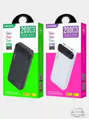 Белый внешний аккумулятор 20000 mAh
